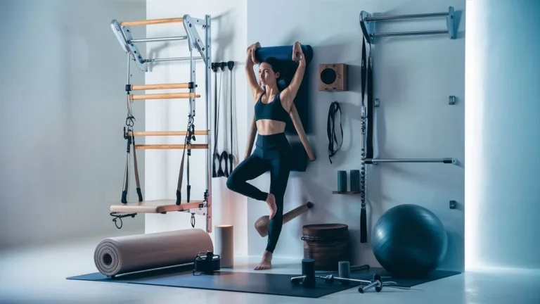 Exerciții Pilates la Perete